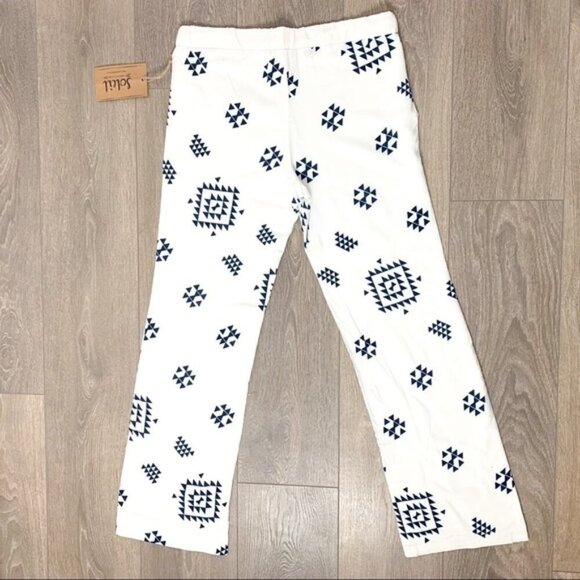 Revolve Plush Soleil Pants Straight Leg High Waist Southwestern Print Size Small - Picture 13 of 15